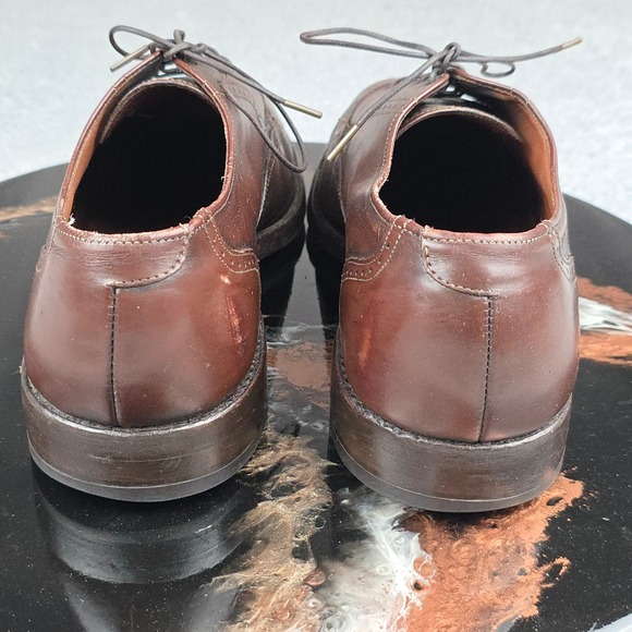 Allen Edmonds Kingswood Wingtip‎ Brown Leather Dress Shoes Mens Size 9.5 C main image 5